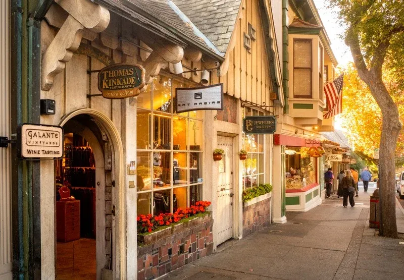 A fairytale storefront in downtown Carmel-by-the-sea